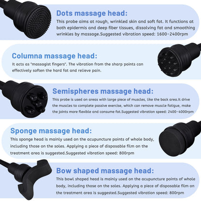 columna massage head acts as "massagist fingers"