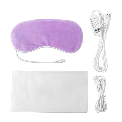 Heated Eye Mask,USB Eye Mask for Dry Eyes with Temperature &amp; Timer Control, Warm Compress Heating Pad for Sleep Dark Circles