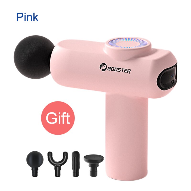 Booster MINI V2 Powerful Massage Gun Fascia Gun 50mm Massage Depth 4 Adjustable Gears Body Pains Relief Relaxation Fitness Tool