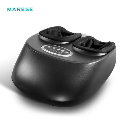 MARESE Massageador elétrico para os pés com vibração profunda, aquecimento, amassamento, compressão, ar, máquina de massagem, presente saudável, preto