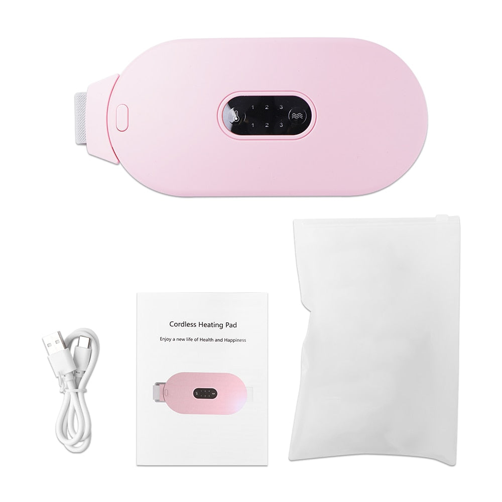 Washable Menstrual Colica Massager Menstrual Colic Period Pain Relief Heating Pad for Menstrual Cramps Abdominal Belly Warmer