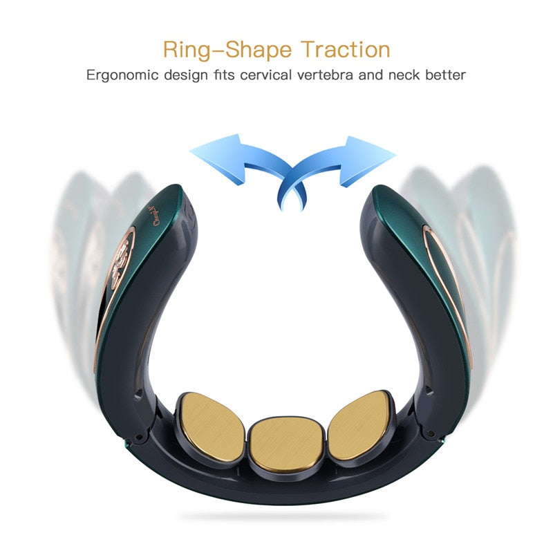 -Shape Traction Ergonomic design fits cervical