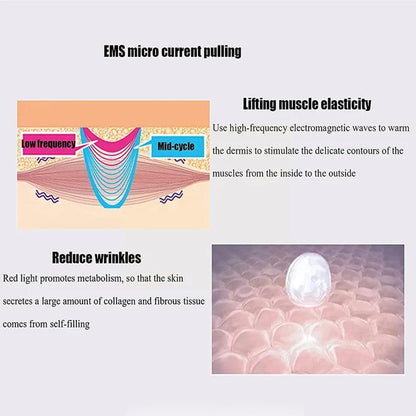 EMS micro current pulling Lifting muscle elasticity Use high-frequency