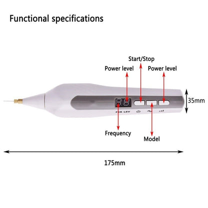 Functional specifications Start/Stop Power level 35mm Frequency Model