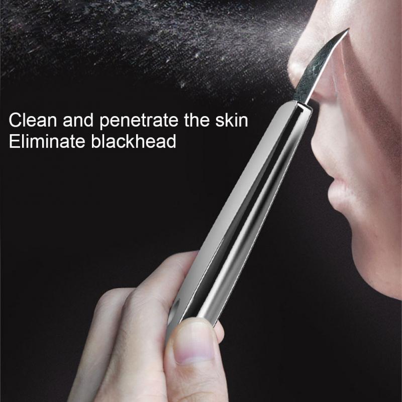 Ultrasonic Skin Scrubber With Usb Peeling Shovel Ion Acne Blackhead Remover Deep Cleaning Machine Face Lifting Facial Massager