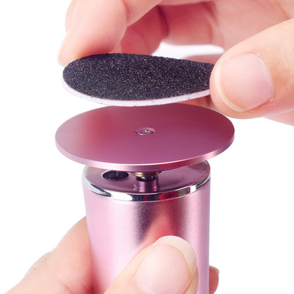 Máquina elétrica removedora de calos de cutícula recarregável USB recarregável sem fio ferramenta de pedicure ferramenta de cuidado de calcanhar com lixa