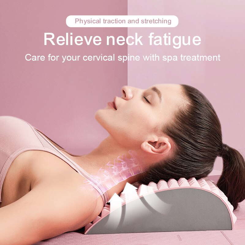 Physical traction and stretching Relieve neck fatigue with spa treatment