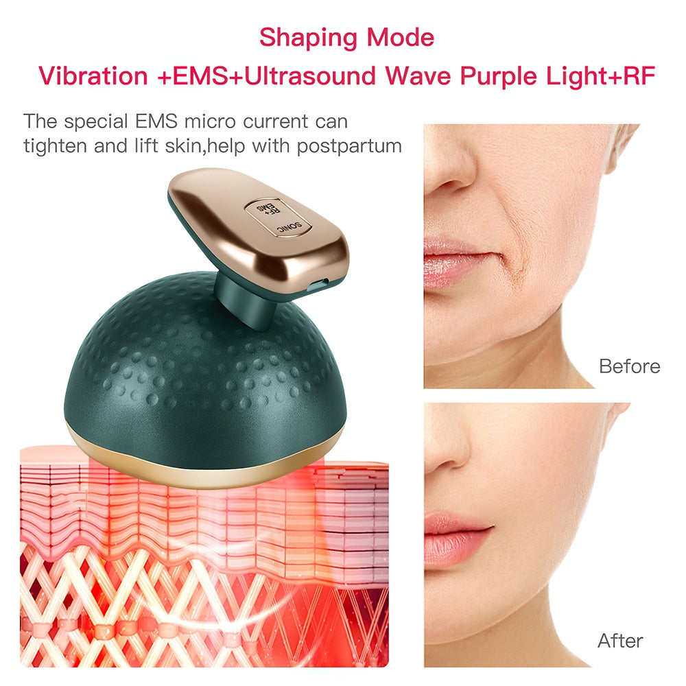 EMS micro current can tighten and lift skin,help with post