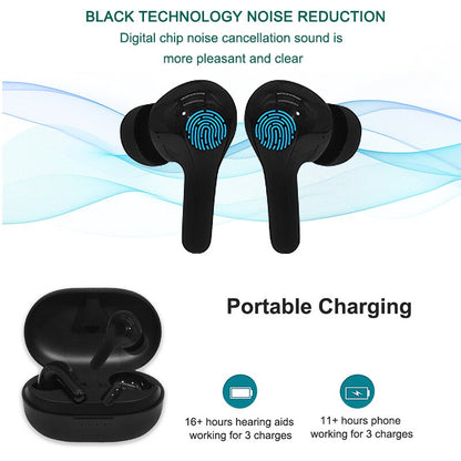 Rechargeable Hearing Aids Bluetooth Hearing Aid APP Control High Power Amplifier Severe Loss For Deafness aparelho auditivo