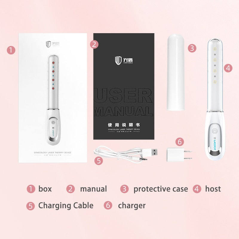 ZME Portable Medical Vaginal Tightening Laser Machine Laser Devices for Vagina Massage Cervical Erosion Blu-ray Feminine Care