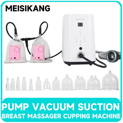 MEISIKANG Enlargement Electric  Breast Massager Slimming Fat Removal Anti-Chest Sagging Chest Vacuum Pump Device