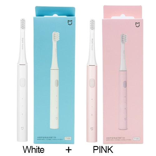 Xiaomi Mijia T100 Sonic Electric Toothbrush Mi Smart Tooth Brush Colorful USB Rechargeable IPX7 Waterproof For Toothbrushes head