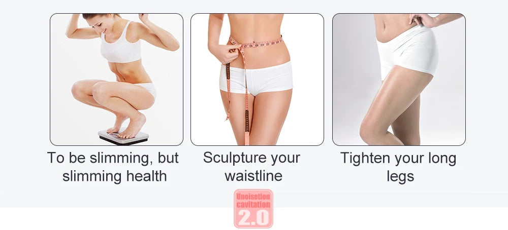 Weight loss and body contouring device for slimming and sculpting the waistline and legs.