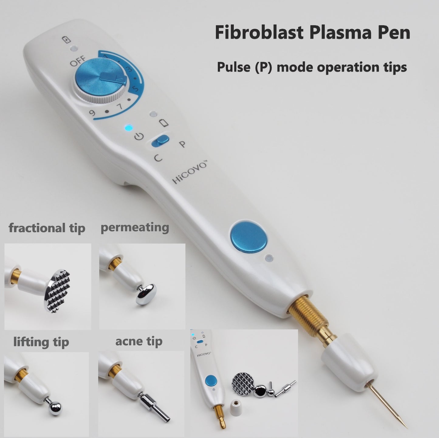 Fibroblast Plasma Pen Pulse (P) mode operation tips