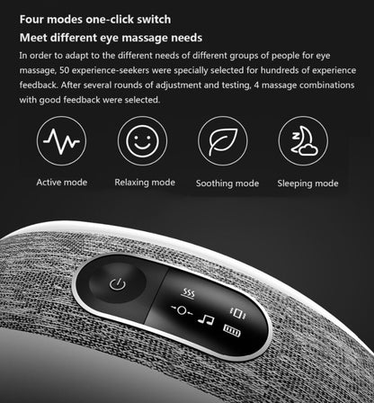 XGEEK E6 Smart Eye Massager Compatível com Bluetooth Music 40 Graus Hot Compress 4 Modes Press Dobrável Eye Relax Massager Eye