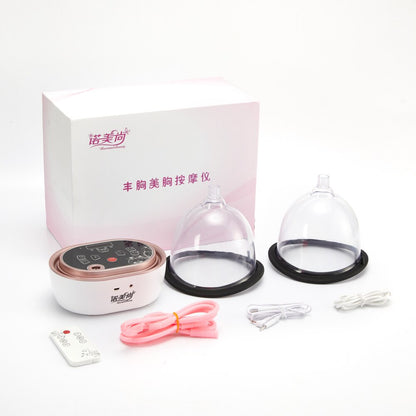 Electric Breast Enlargement Pump Chest Massage Device Big Breast Lifting Vacuum Suction Cup Nipple Enhancer Sucker Anti Sagging