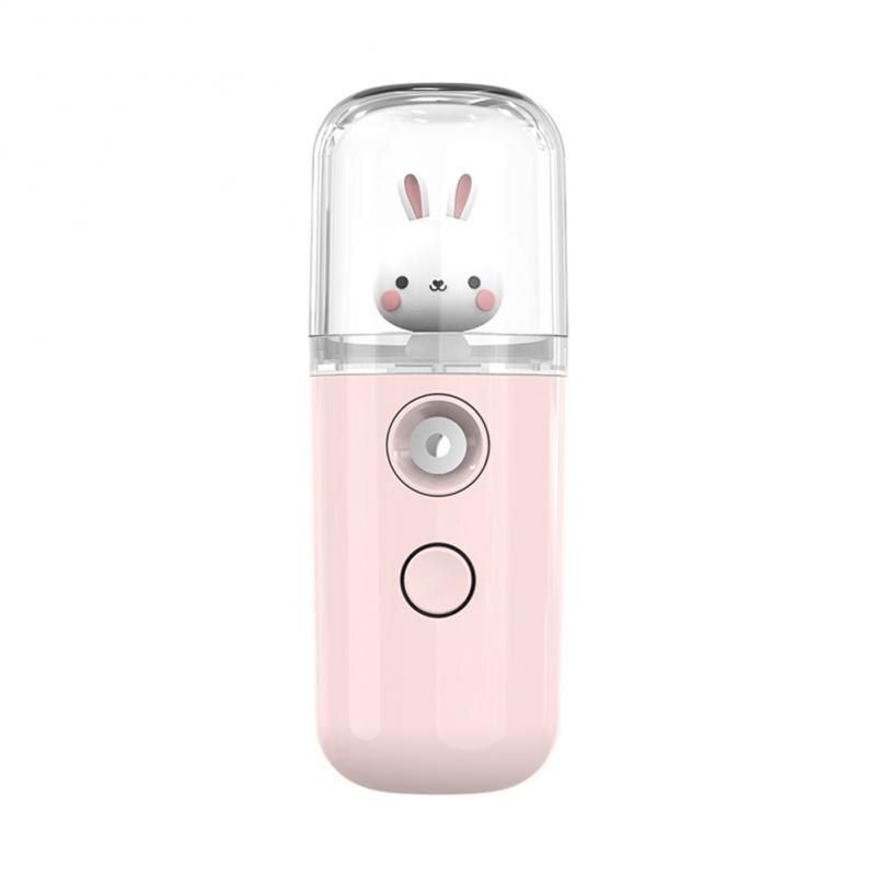 30ml Mini Nano Facial Sprayer USB Nebulizer Face Steamer Beauty Humidifier Portable Face Moisturizing Steamer Skin Care