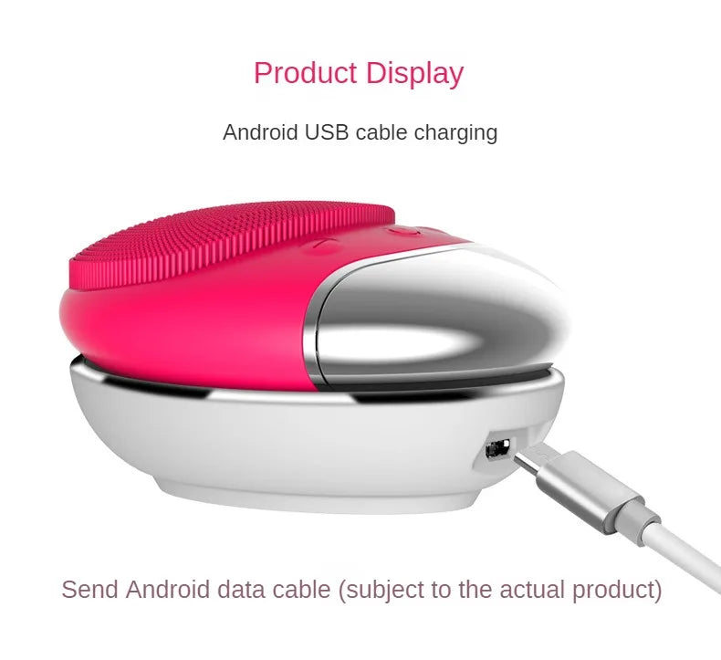 Connects to Android devices via USB for charging and data transfer (actual product may vary).