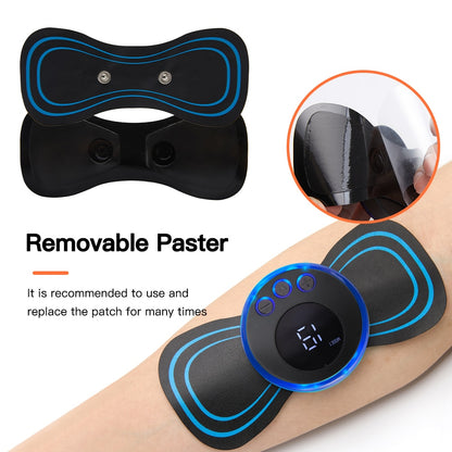 Masseur rechargeable pour le cou Massage électrique du cou EMS Patch de massage de la vertèbre cervicale pour le soulagement de la douleur musculaire, livraison directe de soutien