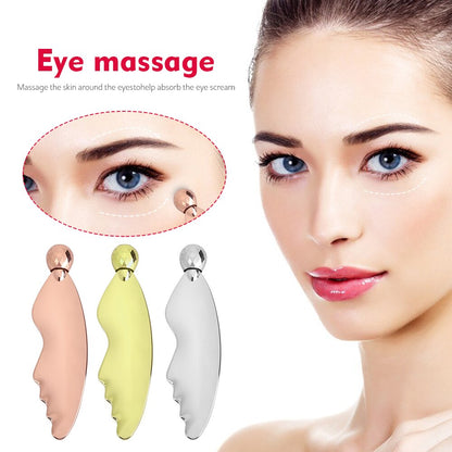 Eye massage Massage the skin around the eyesto absorb the eye s