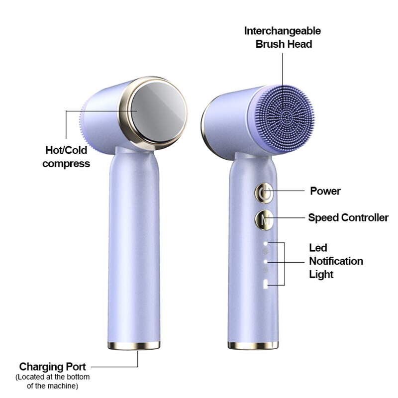 HotlCold compress Power Speed Controller Led Notification Light Char