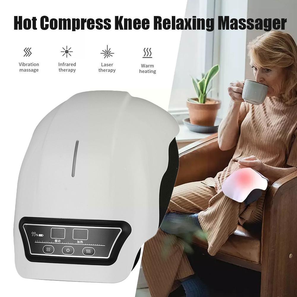 Hot Compress Knee Relaxing Massager 5 Vibration In