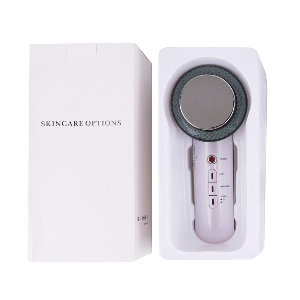 Ultrasound Cavitation EMS Fat Burner Body Slimming Massager Weight Loss Machine with Patch Lipo Anti Cellulite Galvanic Infrared