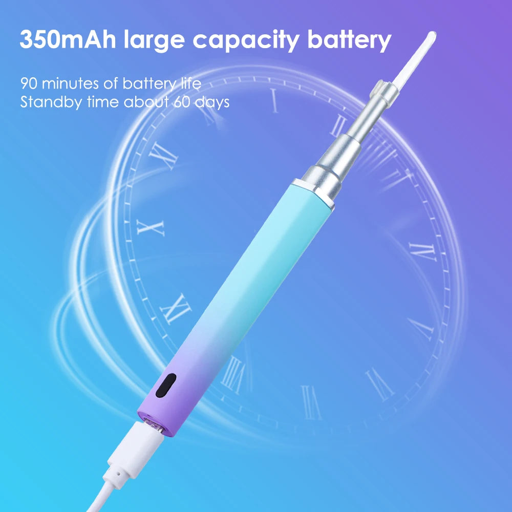 Up to 90 minutes of use and 60 days of standby on a single charge with long-lasting 3.9V 350mAh battery.