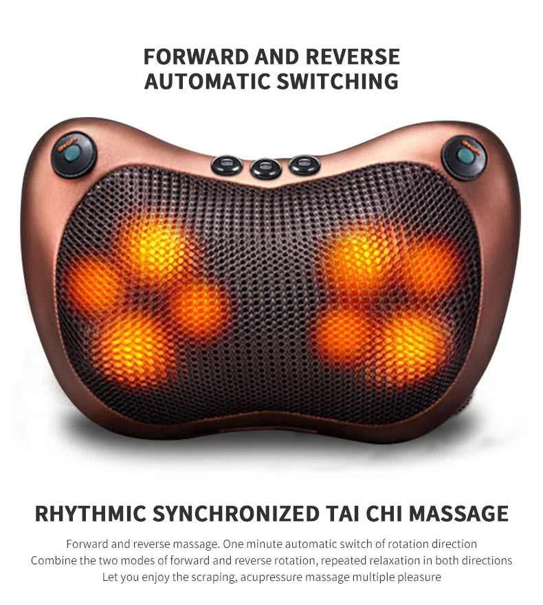 Synchronized tai chi massage for repeated relaxation and gentle scratching.