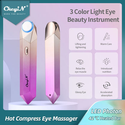 8 EAUTY 3 Color Light Eye Beauty Instrument Lifting and Warm