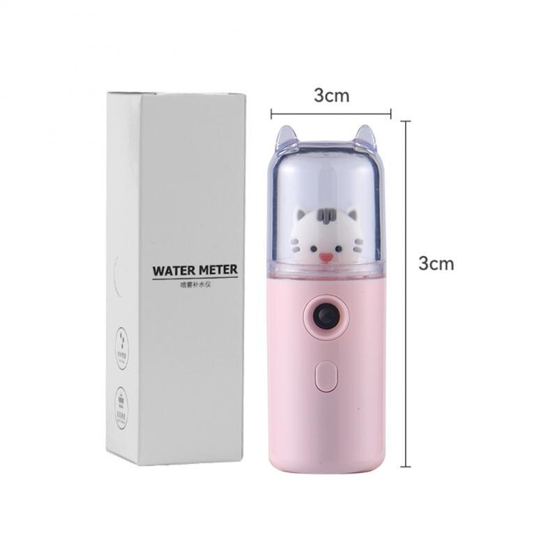 Nano Mist Facial Sprayer Beauty Instrument USB Humidifier Rechargeable Nebulizer Face Steamer Hidratante Beauty Facial Steamer