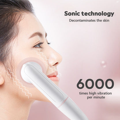 Sonic technology Decontaminates the skin 6000 times high vibration per