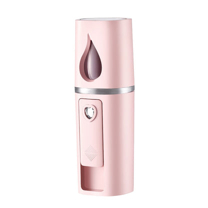 Mini Nano Mist Sprayer Cooler Facial Steamer Humidifier USB Rechargeable Face Moisturizing Nebulizer Beauty Skin Care Tools