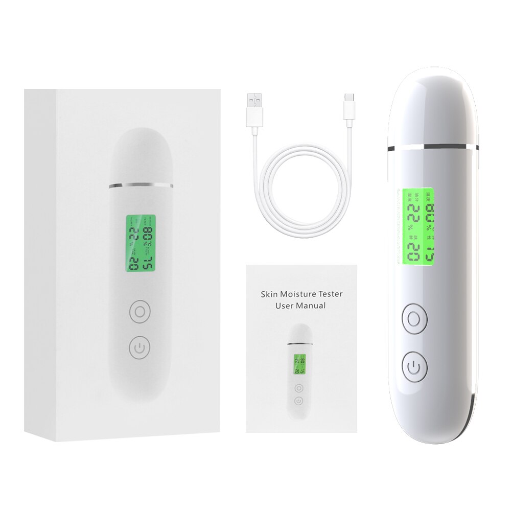 Precise Detector LCD Digital Skin Oil Moisture Tester for Face Skin Analyzer with Bio-technology Sensor Beauty Tool Spa Monitor