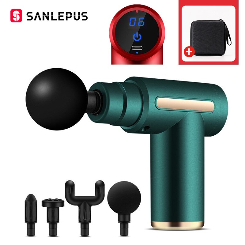 Sanlepus arma de massagem elétrica display lcd massageador para corpo pescoço dor nas costas gota alívio relaxamento muscular profundo fitness emagrecimento