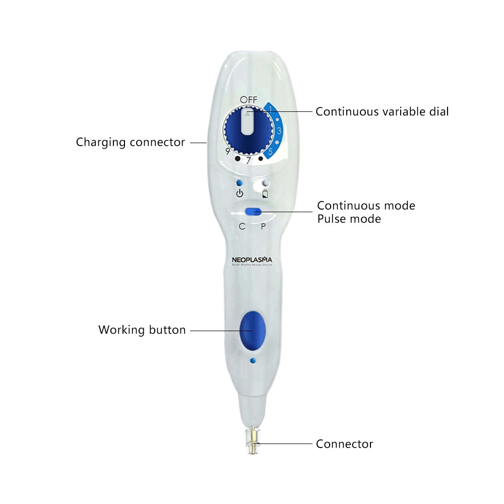 Pluma de Plasma para fibroblasto profesional con agujas, eliminación de lunares, eliminación de pecas, máquina antiarrugas para ojos, eliminación de estiramiento facial