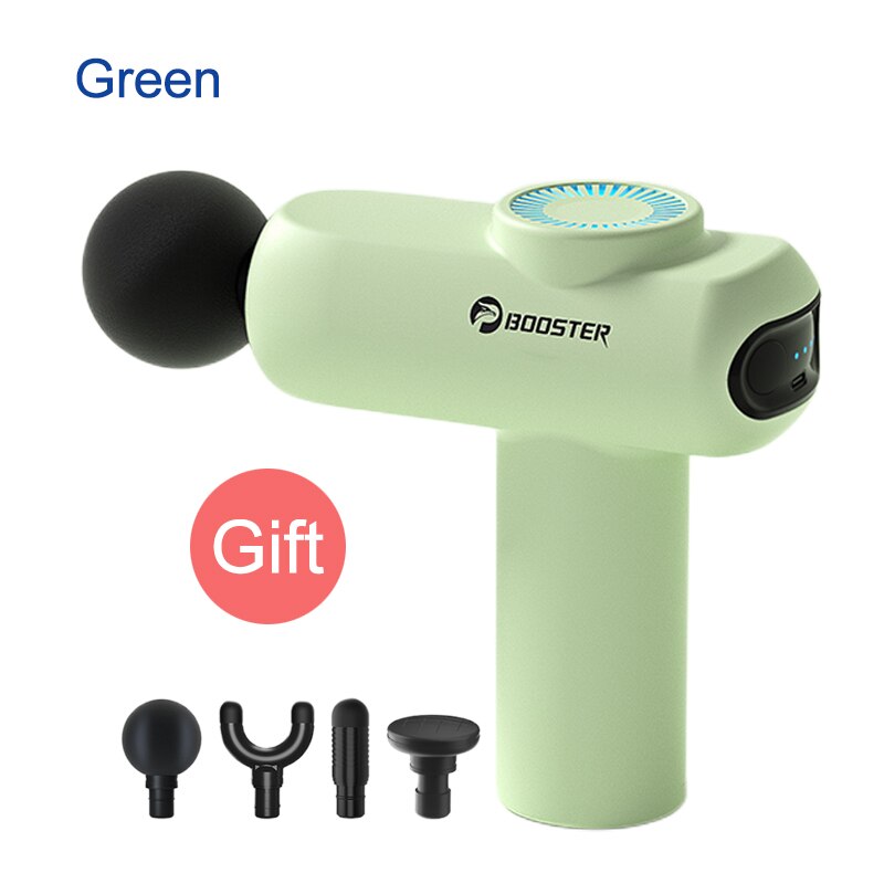 Booster MINI V2 Powerful Massage Gun Fascia Gun 50mm Massage Depth 4 Adjustable Gears Body Pains Relief Relaxation Fitness Tool