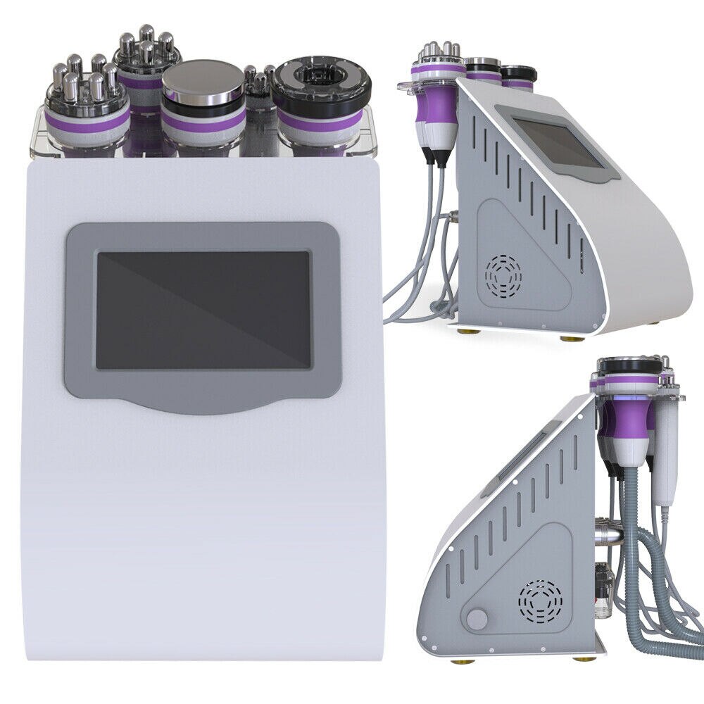 5 In 1 40K Cavitation Ultrasonic Machine RF Radio Frequency Vacuum Body Slimming Machine Beauty Device for Face and Body