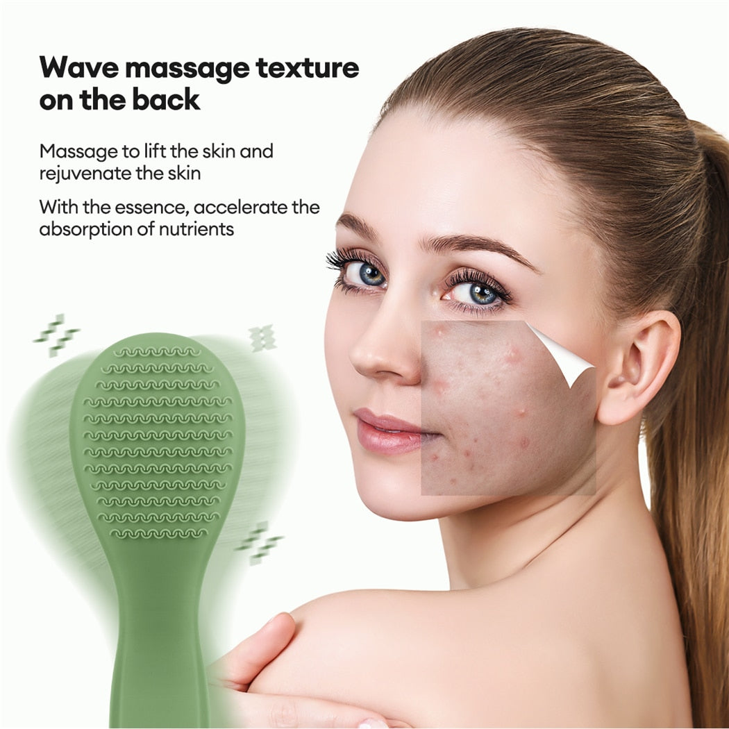 wave massage texture on the back Massage to lift the skin and rejuvenate