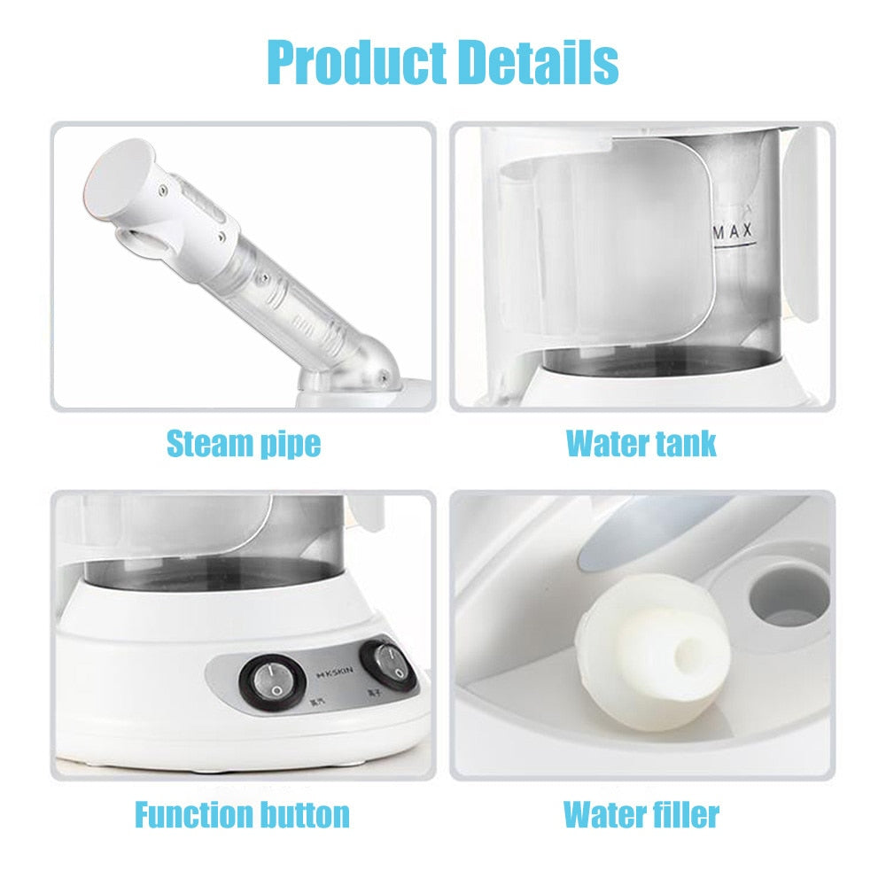 Produit Details MAX Steam pipe Water tank Function button Water fill