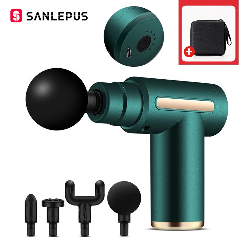 Sanlepus arma de massagem elétrica display lcd massageador para corpo pescoço dor nas costas gota alívio relaxamento muscular profundo fitness emagrecimento