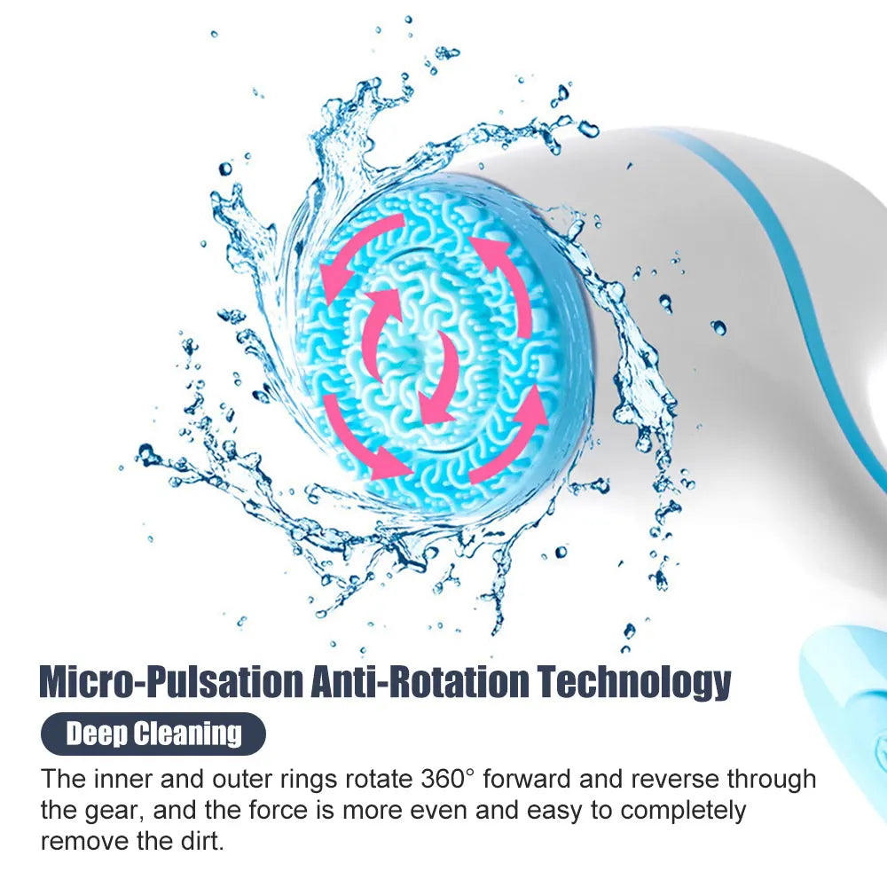 Anti-Rotation Technology for deep cleaning and impurity removal with gentle, even strokes.