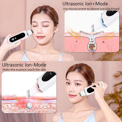 Ultrasonic Skin Scrubber Remove Blackhead Cleaning Deep Face Cleaner Ultrasonic Shovel Facial Peeling Cleaning Acne 26000hz