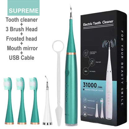 Sonic Electric Toothbrush Vibrator Super Dental Teeth Cleaner Whitening Instrument Home Waterproof Tooth Tartaro Remover USB