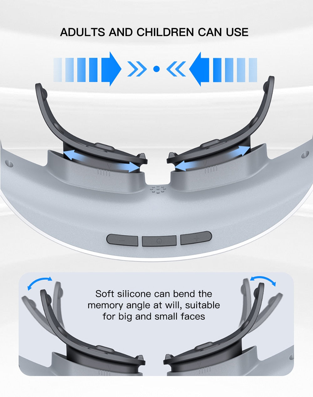 Intelligent Green Light Eye Massager Vision Recovery Training Instrument Ems Digitopressione Protezione degli occhi Bambino Ripristina la miopia