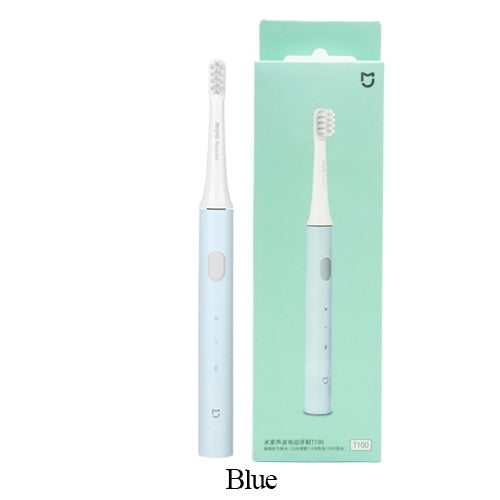 Xiaomi Mijia T100 Sonic Electric Toothbrush Mi Smart Tooth Brush Colorful USB Rechargeable IPX7 Waterproof For Toothbrushes head