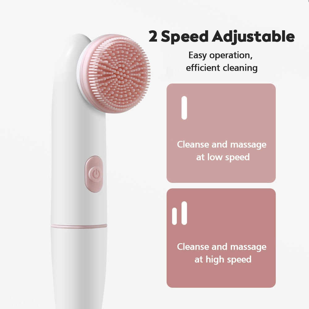 2 Speed Adjustable operation, efficient cleaning Cleanse and massage at