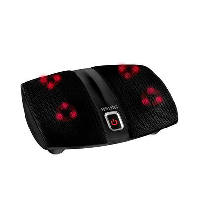 HoMedics Shiatsu Select Massageador de pés com calor, amassamento profundo e massagem relaxante, FMS-255H