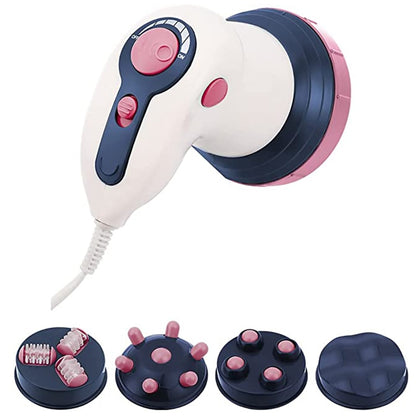 Anti-Cellulite Massager 4 In 1 Infrared Electric Body Slimming Relaxing Muscle 3D Roller Massager Weight Loss Fat Remove Roller