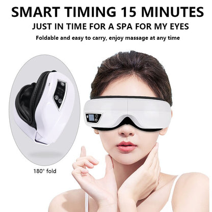 Home Smart Eye Massager Airbag Vibração Eye Care Instrument Rechargea Hot Compress Eye Massage Óculos Fadiga Bolsa & Rugas